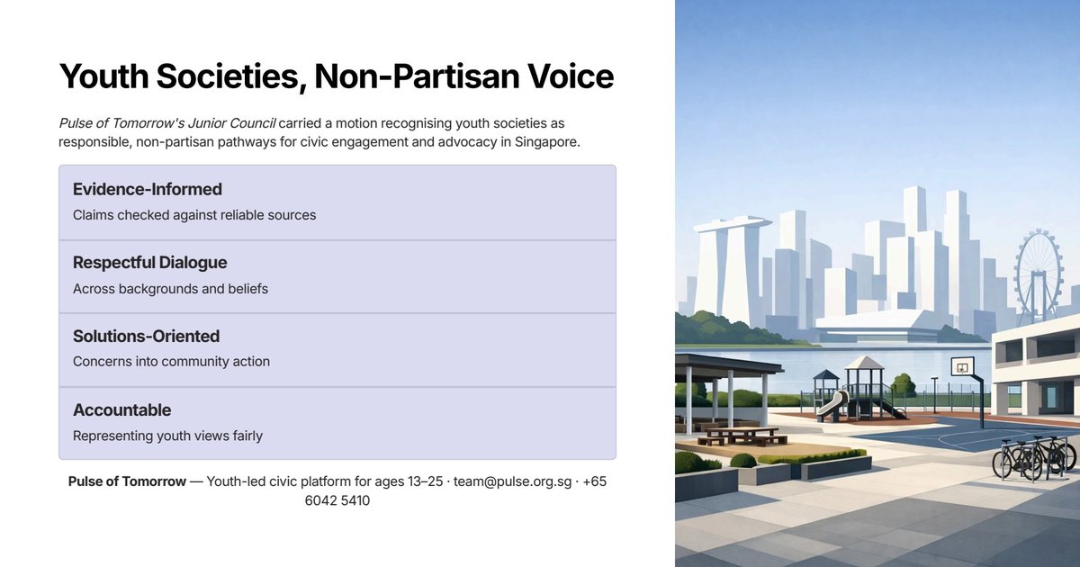 Youth societies, non-partisan voice: Pulse of Tomorrow’s Junior Council backs responsible youth engagement